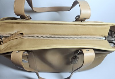 Coach Tan Leather Hampton Tote Shoulder Purse D04S-5147 | eBay display picture 3