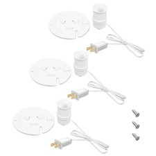 Set Blow Mold Light Kit Replacement, E27 E26 Bulb Cord Kit for 3