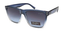 NEW SEAN JOHN SJS1015CE SUNGLASSES SQUARE BLUE PLASTIC 0-0-0 FULL-RIM MENS 414