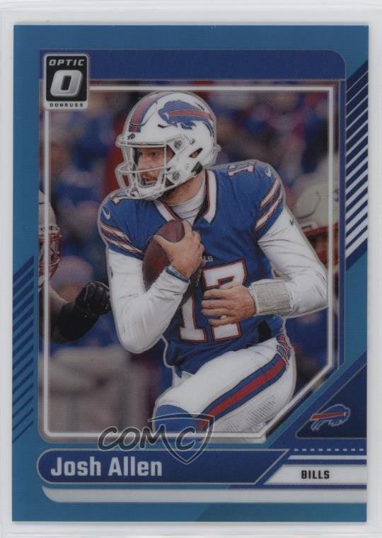 2024 Panini Donruss Optic Aqua Prizm 280/299 Josh Allen #19 1d0h