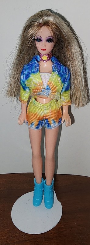 Custom Rerooted Vintage Topper Dawn Blonde Doll & Fully Dressed