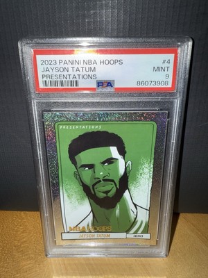 PSA9 2023-24 NBA Hoops Jayson Tatum Presentations