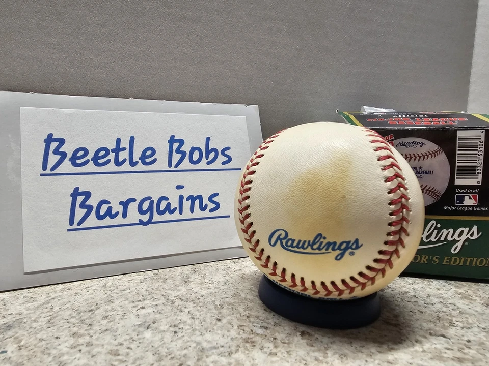 Ron Coomer Minnesota Twins MLB Autographed Rawlings Baseball No COA - Image 3 of 4