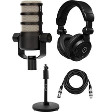 Rode PodMic Dynamic Podcasting Microphone, Bundle with Turnstile Audio TAPH100 S
