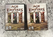 PC Game Age of Empires III Microsoft 3 Disc Set 2005 Video Game Manual Complete