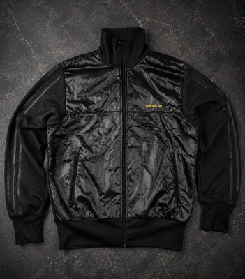 adidas Originals Firebird Herren Bomberjacke schwarz M Polyester Reißverschluss
