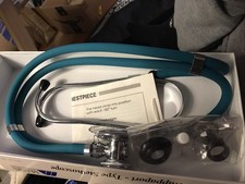 ELITE Sprague Rappaport Stethoscope In BOX Teal Green Open Box New Cond