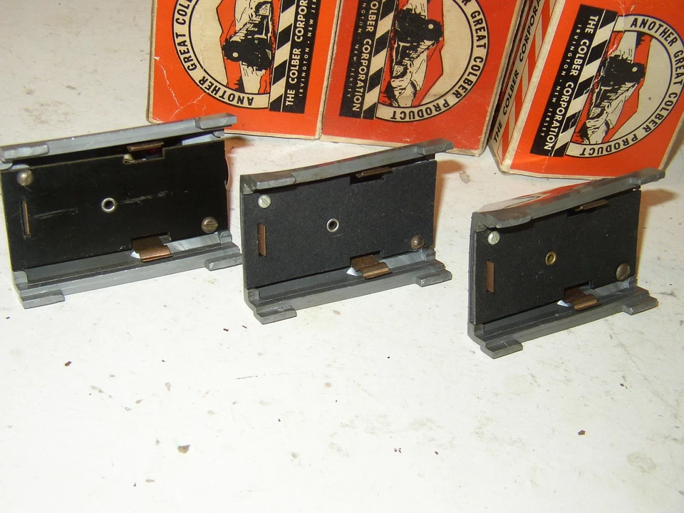 qty 4 Lot Colber 111 track end bumper w/ box Silver LN - Image 4 of 4