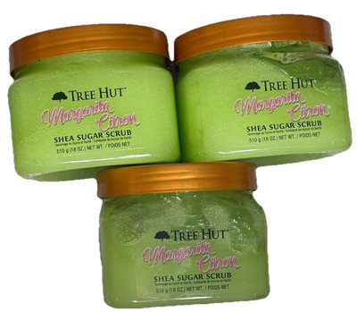 Tree Hut Margarita Citron Shea Sugar Scrub Citrus Lime Agave Extract 18 oz RARE!
