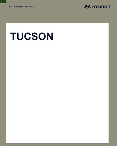 2023 Hyundai Tucson Owner's Manual