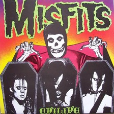 Misfits Evilive BLACK Translucent Vinyl LP Near Mint Plan 9 PL9-08