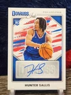 2025-26 Panini Donruss Hunter Sallis Donruss Ink RC Auto INK-HSL 76ers