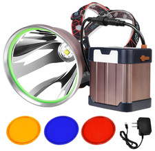 Linterna frontal LED alta potencia recargable...