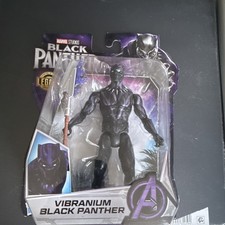 Hasbro Marvel Studios Legends Vibranium Black Panther Action Figure Boxed Black