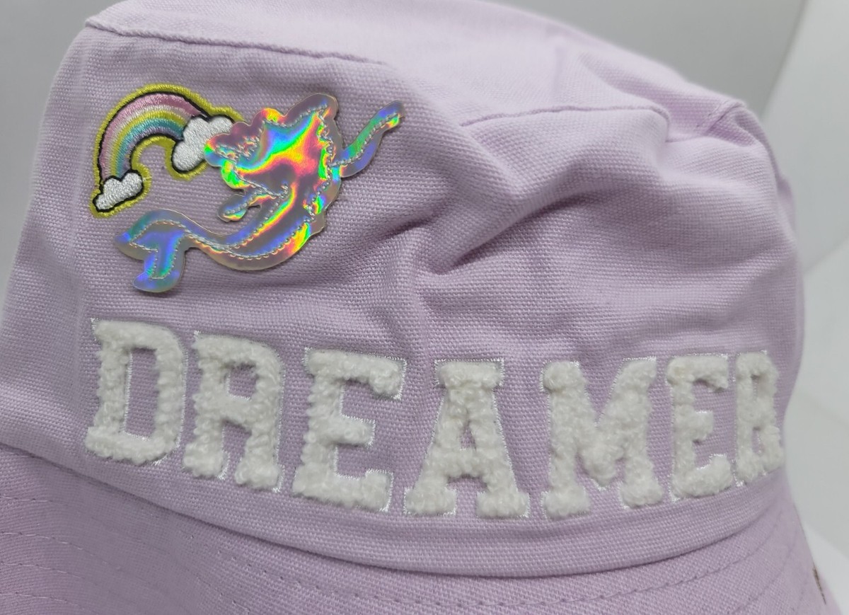 Disney Parks Princess Dreamer Lilac-Lavender Bucket Hat Disney Parks Light Lilac Embroidered Dreamer | Mercari main image 3