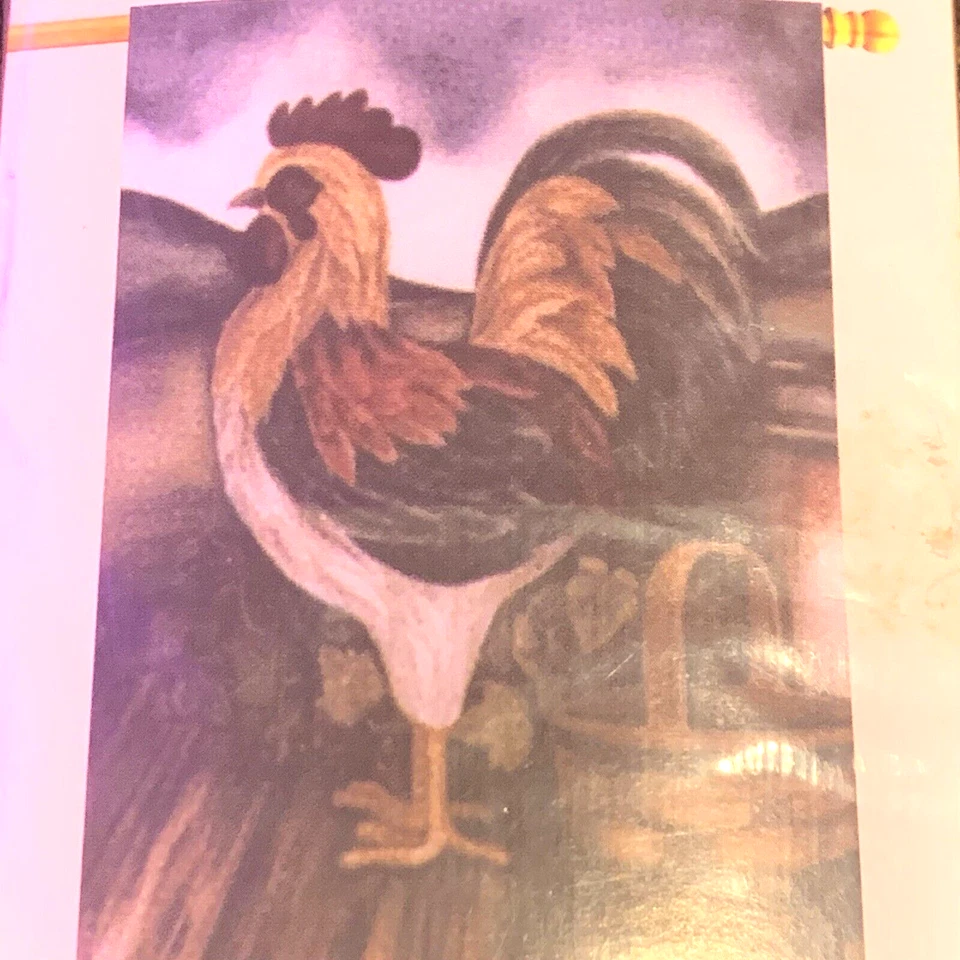 Meadow Creek Sublimated Barnyard Rooster Flag Seasonal 25.5 x 38 Bird Farm - Image 4 of 4