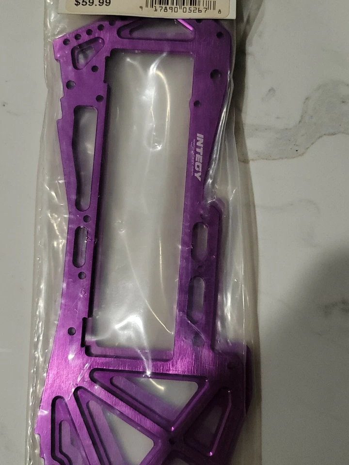 Integy T6949PURPLE Alloy Chassis Plate for HPI E-Savage - Image 3 of 4