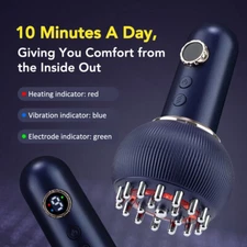 Electric Lymphatic Drainage Machine Microcurrent Meridian Body Massage Brush