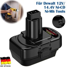 Adapter für Dewalt/Milwaukee 18V Akku zu für Dewalt 12V 14.4V NI-Cd NI-Mh Tool