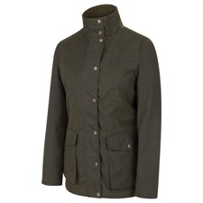 Hoggs Of Fife Caledonia Ladies Waxed Waterproof Jacket