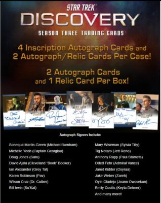 Star Trek Discovery Season Trading Card Box sealed P3 Promo