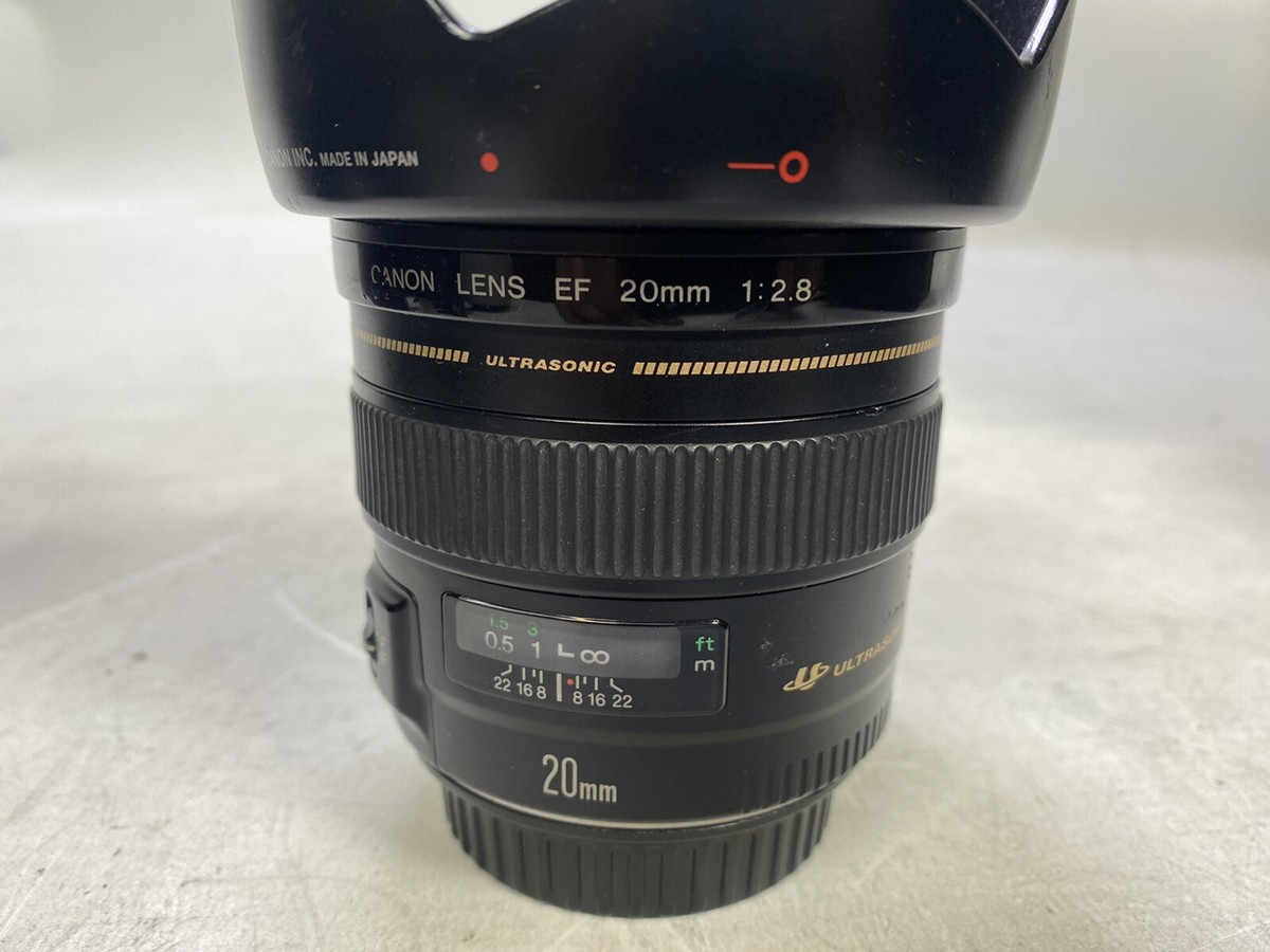 Canon EF 20mm F2.8 USM Lens EF with hood | eBay