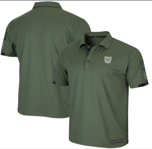 Butler Bulldogs Colosseum Men’s Military Appreciation Echo Polo Shirt Olive L