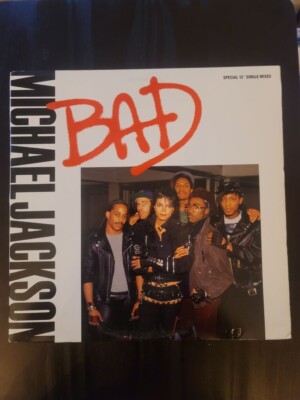 MICHAEL JACKSON - BAD - 12'' SINGLE SPECIAL MIXES LP 33RPM VG+