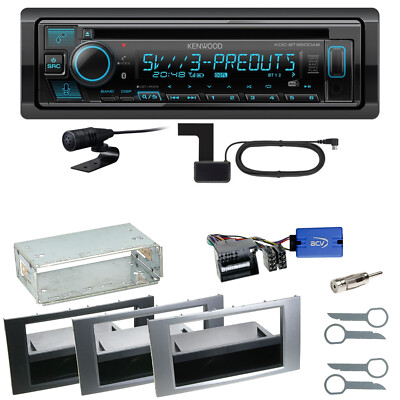 Kenwood KDC-BT960DAB Bluetooth DAB Einbauset für Ford Focus C-Max Fiesta Transit
