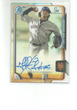 2015 Bowman Chrome Prospect Autographs Refractors #BCAPMM Marcos Molina  470/499