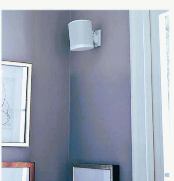 SANUS UNIVERSAL WIRELESS SPEAKER WALL MOUNTS. black - Image 4 of 4