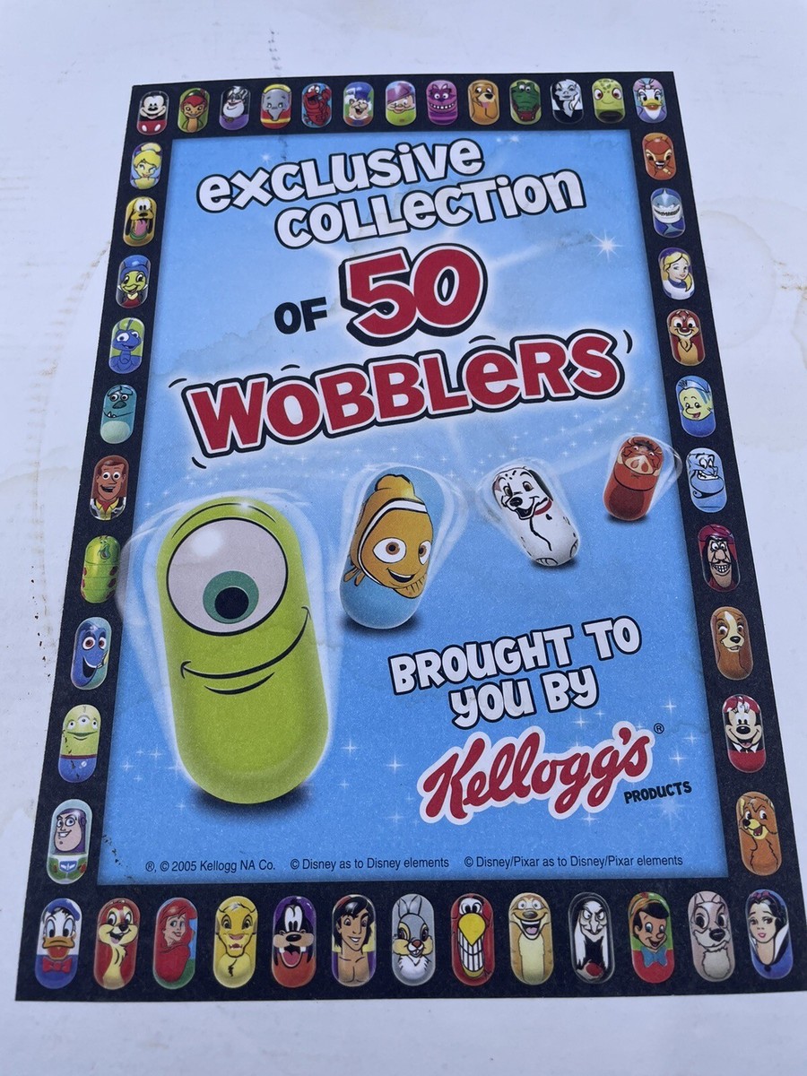 アメコミ KelloggsWACKY WOBBLERS Disney Wobblers Kellogs “COMPLETE SET OF 50 IN BOX” Rare | eBay