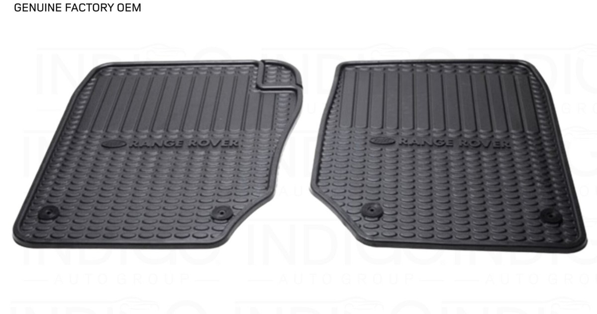 Range Rover P38a Rubber Floor Mat Mats Genuine OEM ** FRONT PAIR