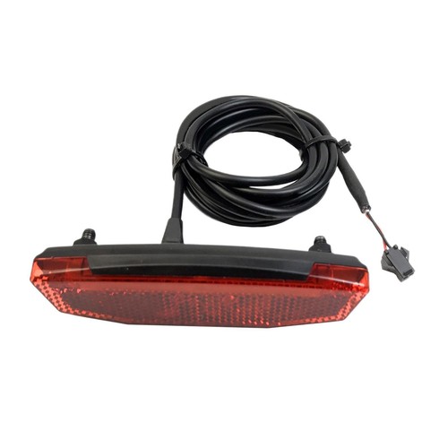 Feu Stop Arrière LED Pour Vélo électrique 6V-60V, Avec Réflecteur, Montage Sur Porte-bagages