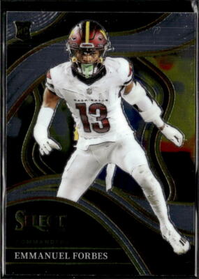 2023 Panini Select Club Level Emmanuel Forbes  #270  2 Card Lot
