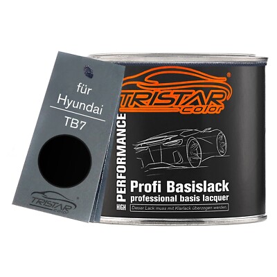 Autolack Dose spritzfertig für Hyundai TB7 Phantom Black Perl Basislack 0,5L