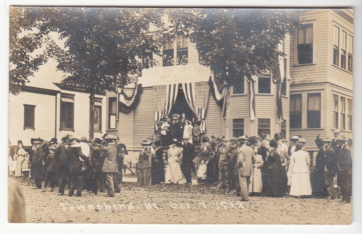 1912 Real Photo Postcard Townshend, Vermont People at Townshend Gray Seminary eBay