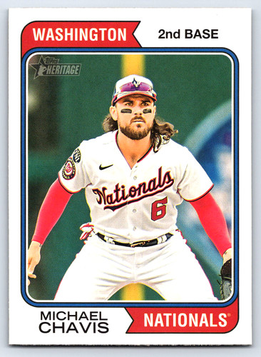 2023 Topps Heritage High Number Michael Chavis #604 card