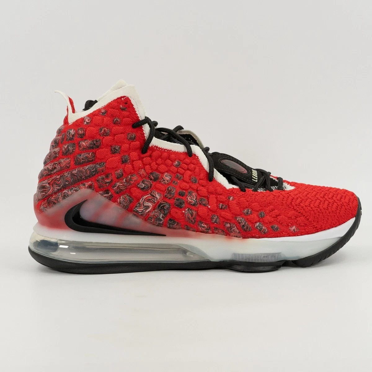 Nike Lebron 17 Uptempo Size 9.5 Red/Black Sneakers (Retail $200) Amazon.com | Nike Men main image 2