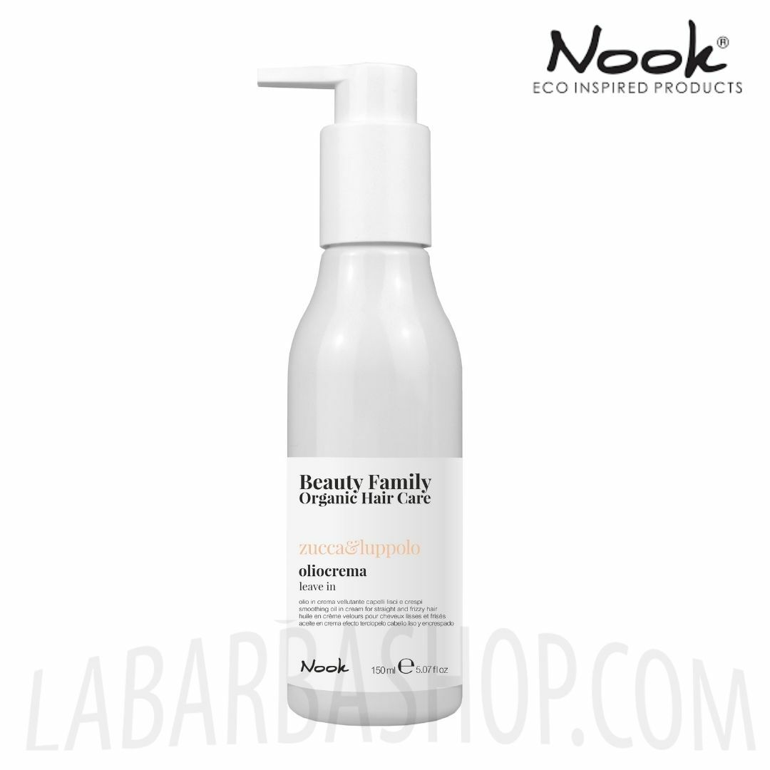 Nook Olio in Crema Per Capelli idratante Lisci e Crespi Zucca e Luppolo 150ml