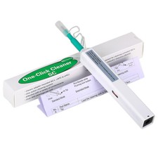 2.5mm One Click Universal SC/FC/ST Fiber Optic Cleaning Cleaner Pen 800 Cleans