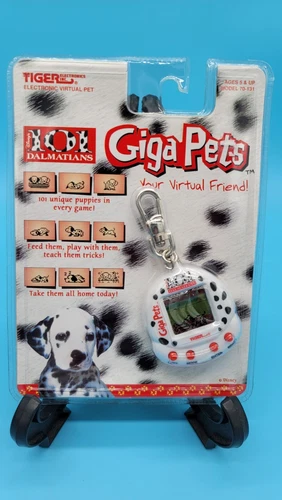 NEW Vintage Disney 101 Dalmatians Giga Pet (1997) Tiger Virtual Pet Rare B3