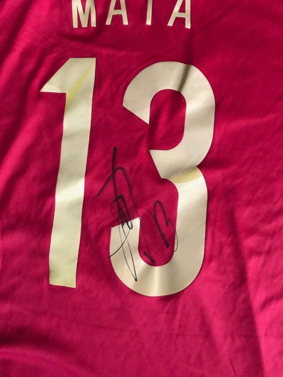 Spain Juan Mata Autographed Signed Adidas Jersey COA BNWT | eBay