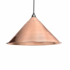 From The Anvil Hammered Copper Interior Hockley Pendant