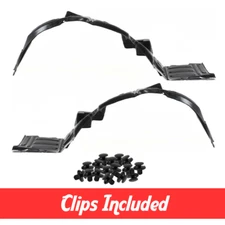 Front Left & Right Fender Liner Set w/ Clips For 2000-2005 Mitsubishi Eclipse