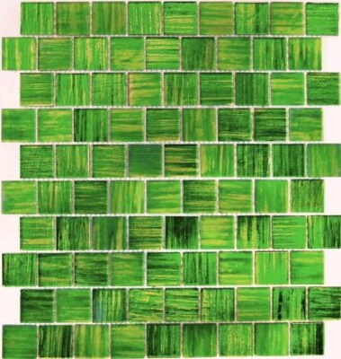 Verre Vert Givré Transparent Mat Verre Dépoli Bain Mur Cuisine Wc 1 Mosaikblatt - Photo 1/3
