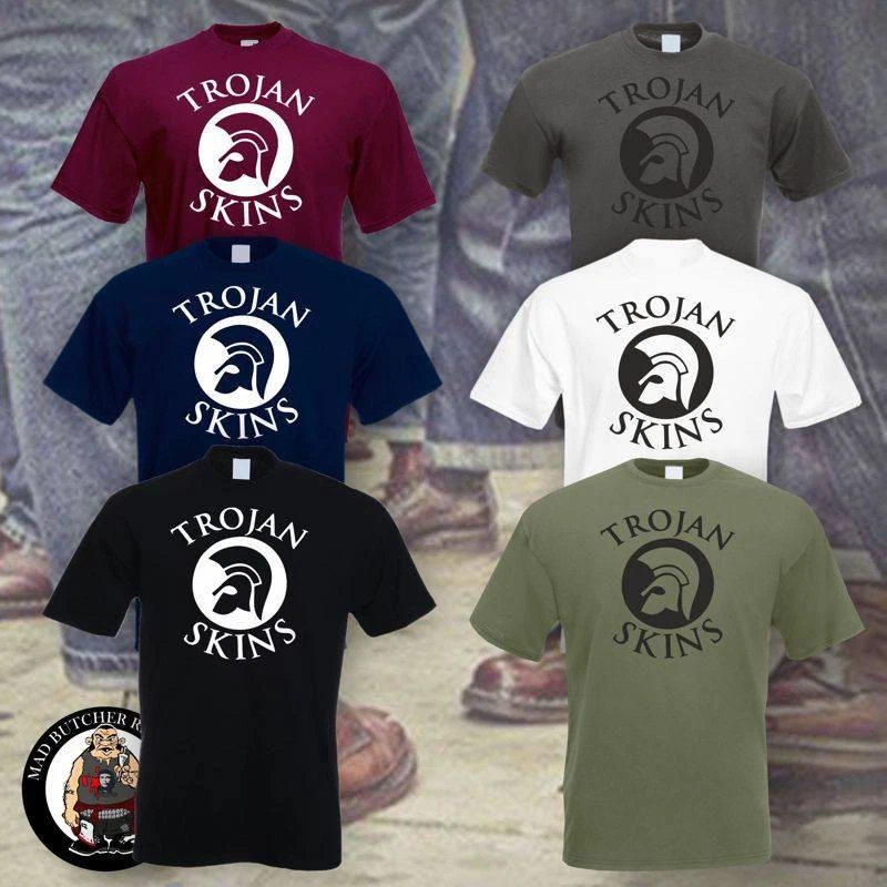 TROJAN SKINS T-SHIRT (6 FARBEN) - Bild 1 von 1
