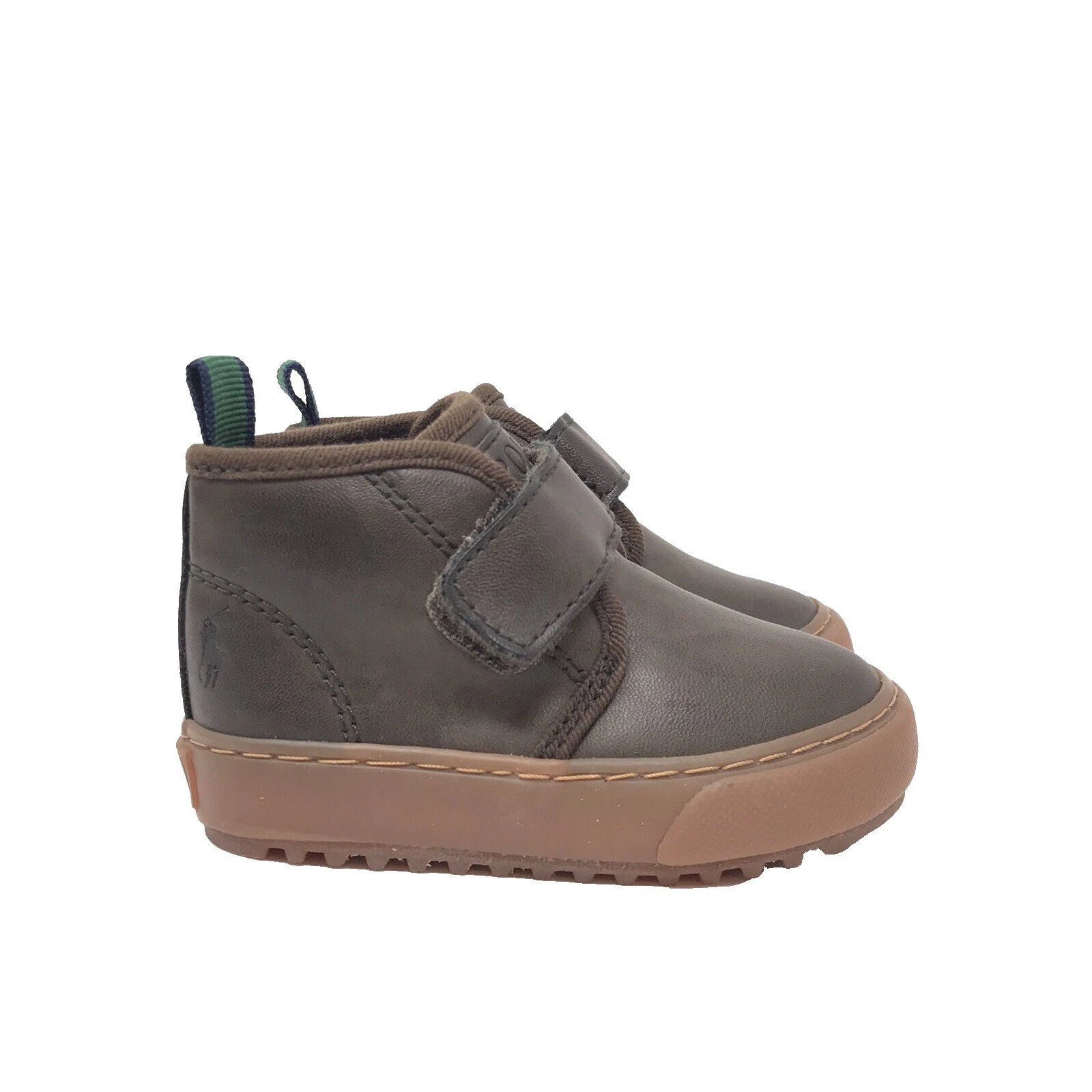 Polo Ralph Lauren Brown Leather Upper Shoes