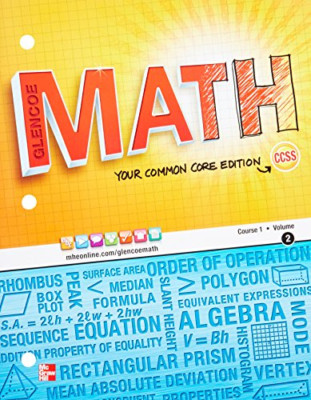 Glencoe Math, Course 1, Student Edition, Volume 2 (Math - Paperback NEW McGraw-H
