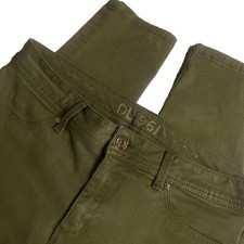 DL 1961 Leggings 29 Faux Front Pockets Skinny Olive Modal Blend Rear Pockets